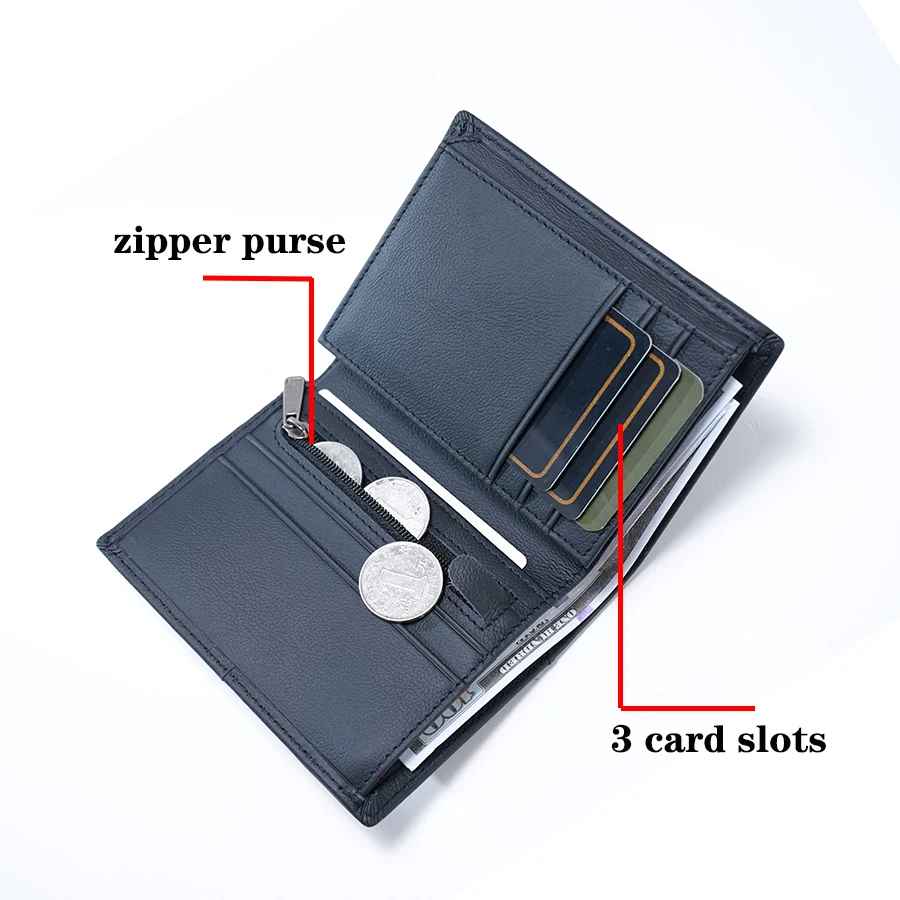 Men's Wallet Coin Purse RFID