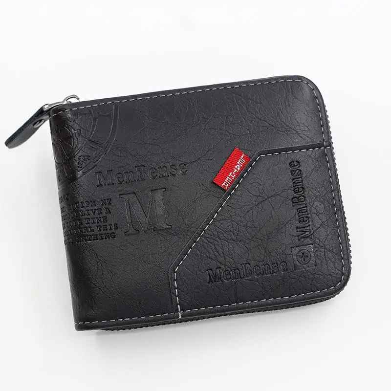 Men's Wallet Made of PU Wax